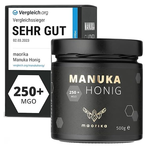 maorika Manuka Honig MGO 250+ 500 g