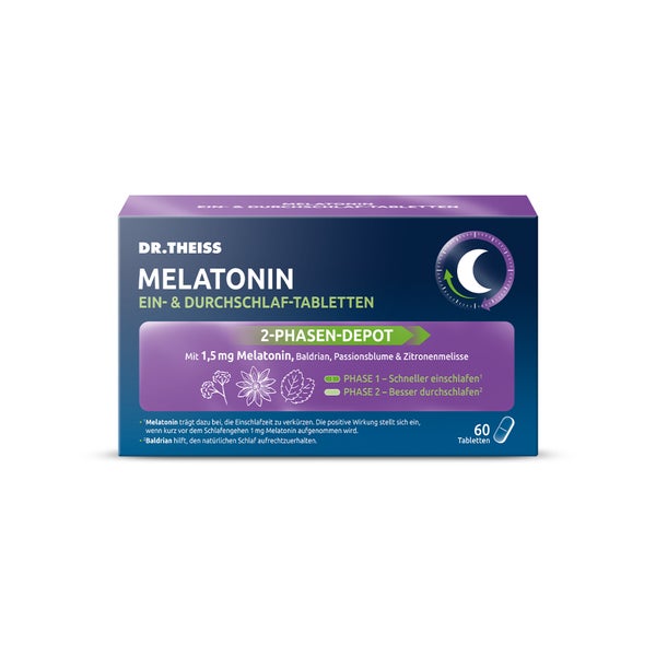 Dr. Theiss Melatonin Ein- & Durchschlaf-Tabletten 60 St