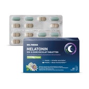 Produktabbildung: Dr. Theiss Melatonin Ein- & Durchschlaf-Tabletten 60 St