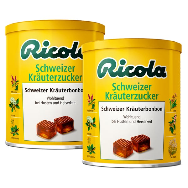 Ricola Schweizer Kräuterzucker 2X250 g