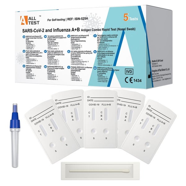 HIXO Covid-19 Corona & Influenza A+B Test 3in1 5 St