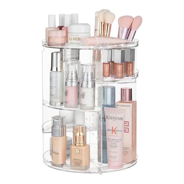 UNIQ 360° Drehbarer Make-up Organizer - Transparent