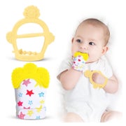 Beißring Baby Spielzeug Zahnungshilfe BPA Frei 1 St