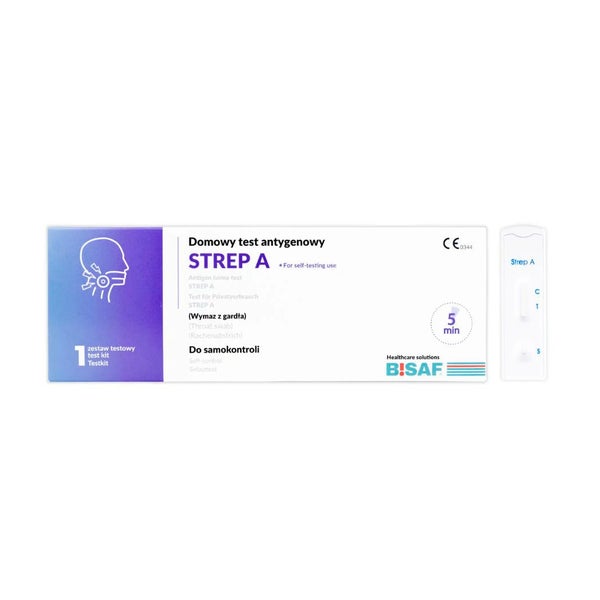 BISAF Strep A Test – Für Halsentzündung und Scharlach 1 St