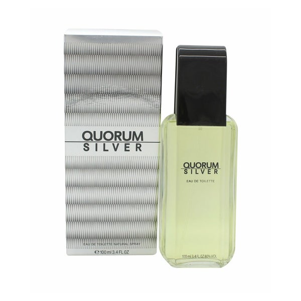Antonio Puig Quorum Silver Eau de Toilette Spray 100ml 0,1 l