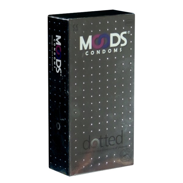 «Dotted» 12 Stück, 53 mm, Noppenstruktur, grün, zylindrisch (12 Kondome) 12 St