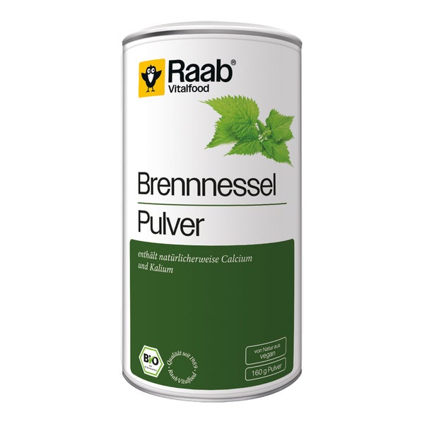 Raab Vitalfood Brennnessel Pulver Bio 160 g