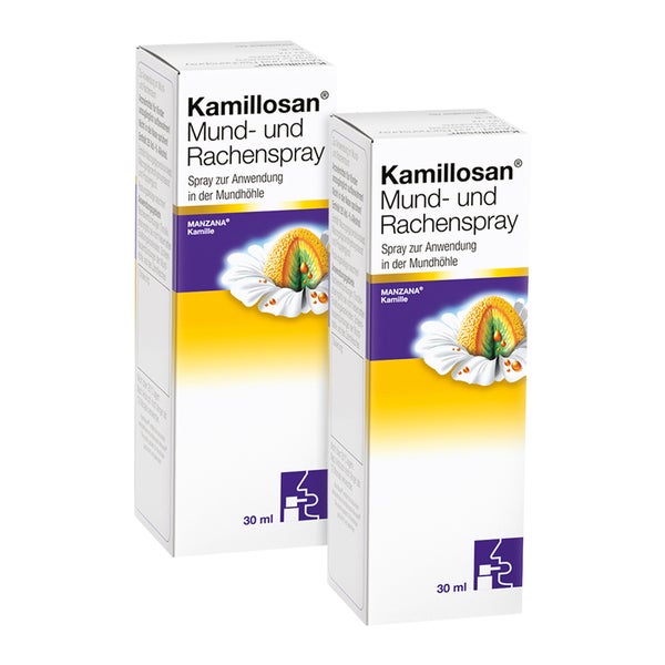 KAMILLOSAN Mund- und Rachenspray 2X30 ml