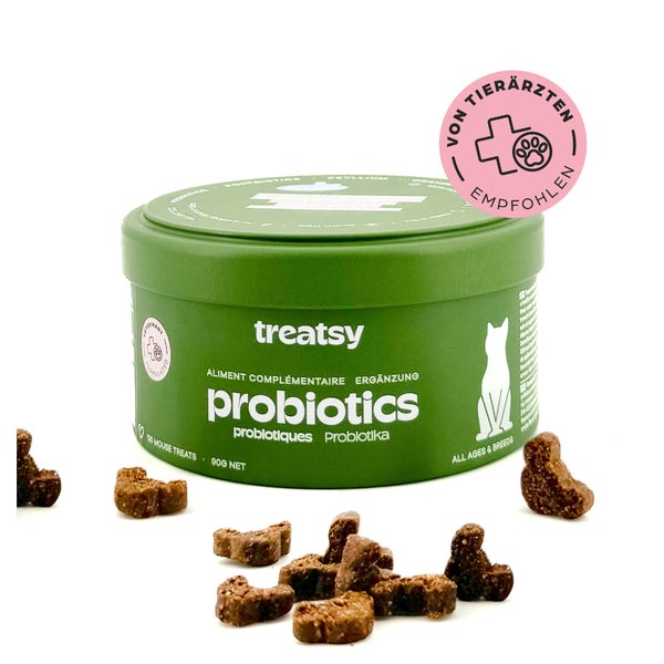 Treatsy Nahrungsergänzungsmittel – Probiotika für Katzen 90 g