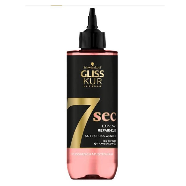 Schwarzkopf Gliss Kur 7 Sec Express-Repair Kur Anti-Spliss Wunder 200 ml