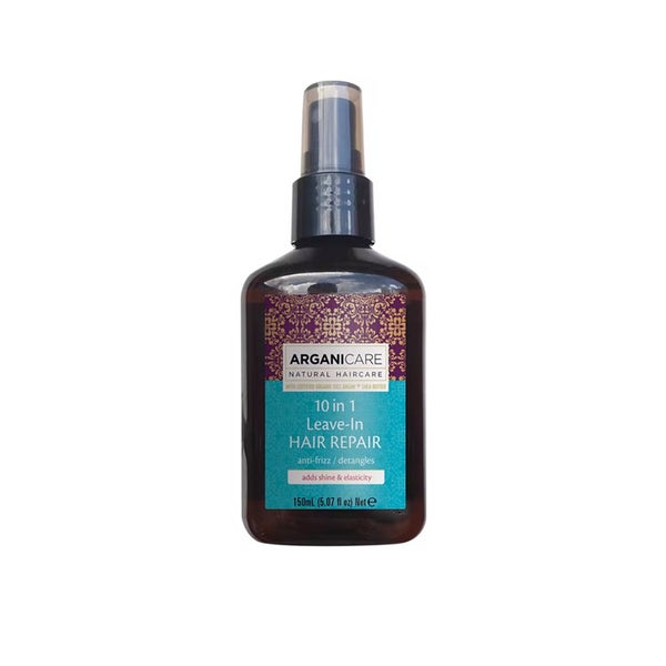 Arganicare 10-in-1 Anti-Frizz Entwirrungs-Reparaturspray – Argan 150 ml 15 St