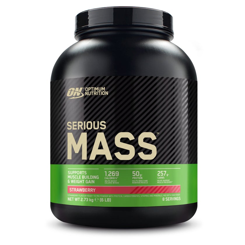 OPTIMUM NUTRITION Serious Mass | Weight Gainer 2730g Dose / Strawberry 2730 g