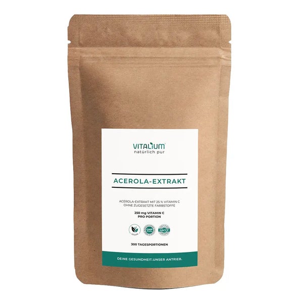 meinVitalium - Acerola Vitamin-C Pulver aus Extrakt 300 g