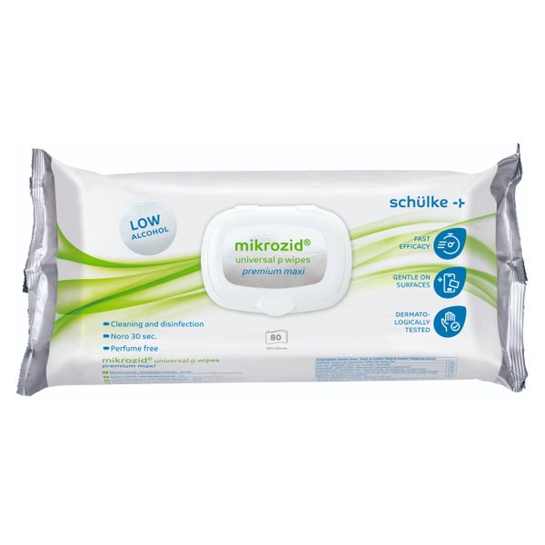 Mikrozid Universal P Wipes Premium Maxi Flächendes 80 St
