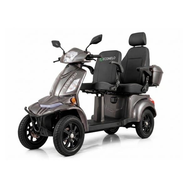E-Seniorenmobil Vista Quarter-1L, Blei-Akku, 4-Rad, 1000 Watt, Komfort-Sitz, Grau 1 St
