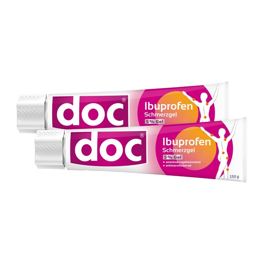 doc® Ibuprofen Schmerzgel Doppelpack 2X150 g