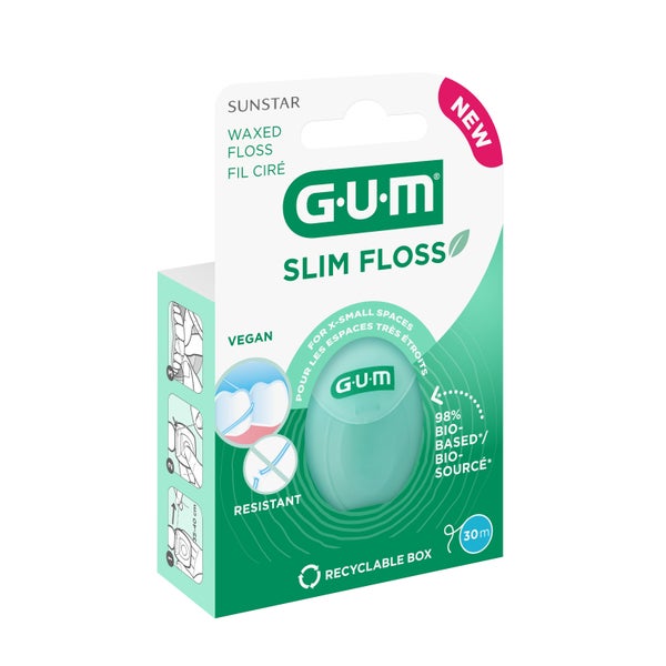 GUM® SLIM FLOSS ultraschlanke Zahnseide 1 St