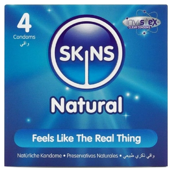 Skins - Natürliche Premium-Kondome 4 St