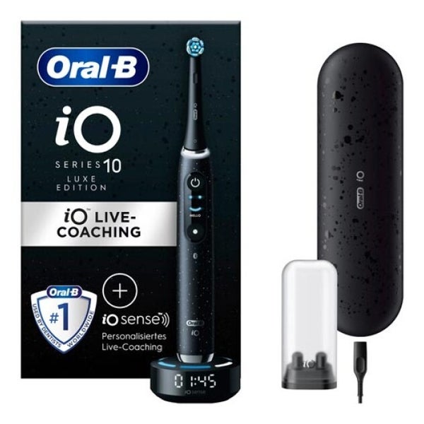 Oral-B iO Series 10 Black Onyx Luxe Edition Elektrische Zahnbürsten 1 St