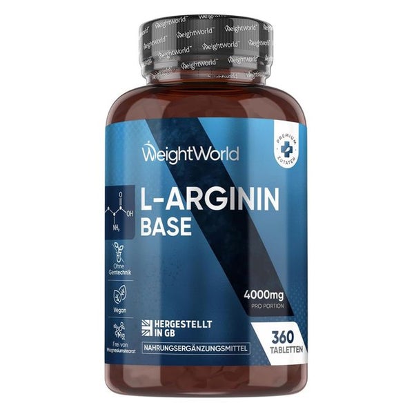WeightWorld L-Arginin (Base) Tabletten 360 St