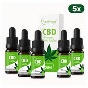 5 x CBD ÖL 25% Vollspektrum Hanf Öl (2000mg) 5 x 10  ml