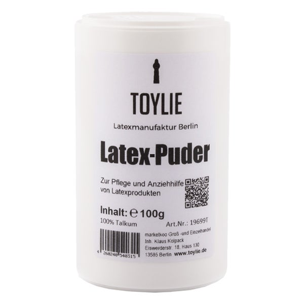 Latex-Puder 100 g zur Pflege & Anziehhilfe für Latexkleidung (0.1 kg) 100 g