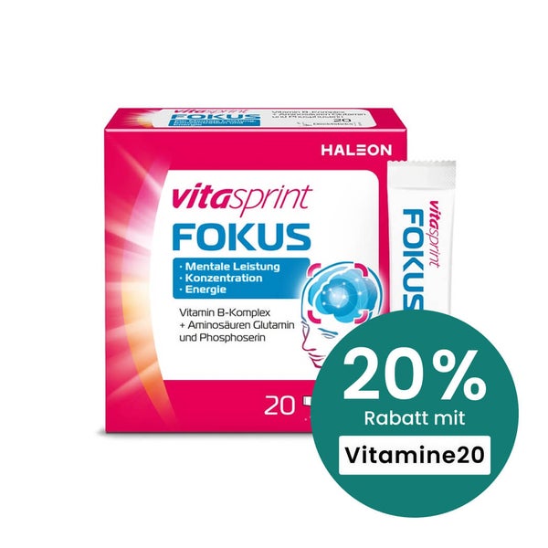 Vitasprint Fokus Direktsticks 20 St