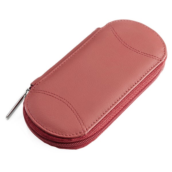 Etui "Tellus" echtes Leder rot leer 1 St