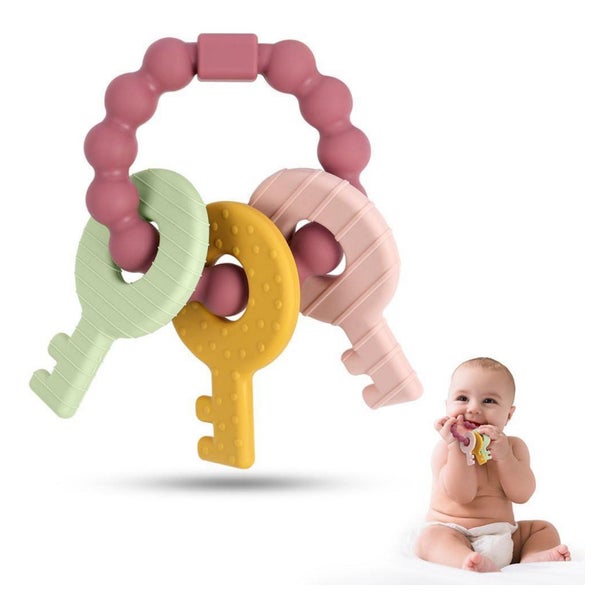 Silikon Beissring Baby BPA frei Zahnen Spielzeug 1 St