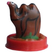 Scherzkondom «Kamel» – handbemalt, witziger Partygag, Latex (1 Stück) 1 St