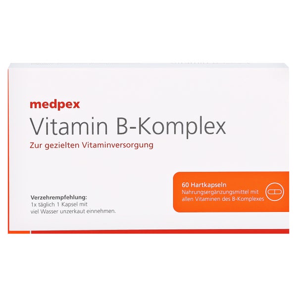 medpex Vitamin B-Komplex Kapseln 60 St