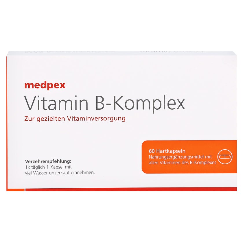 medpex Vitamin B-Komplex Kapseln 60 St