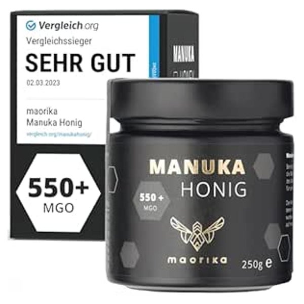 maorika Manuka Honig MGO 550+ 250 g