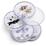 UNIQ Rotierendes rundes Schmuckkästchen & Organizer - Transparent