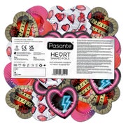 Pasante Hearts Kondome romantisch rot 144 Stück (144 Kondome) 144 St