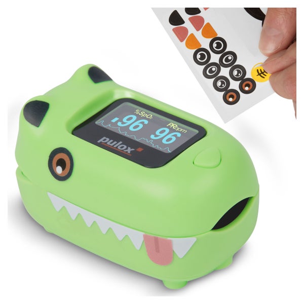 Pulox PO-230 - Finger-Pulsoximeter für Kinder - Grün 1 St