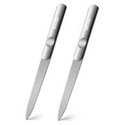 Edelstahl Nagelfeile doppelseitige Präzisions-Nagelpflege gl 1 St
