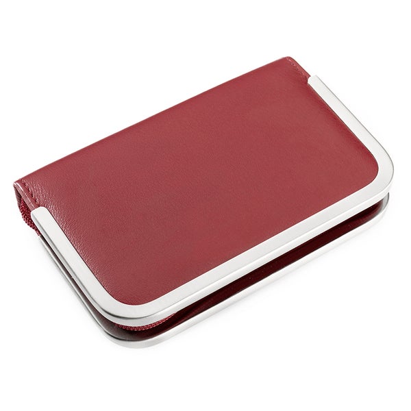 Etui "Tara" echtes Leder rot leer 1 St