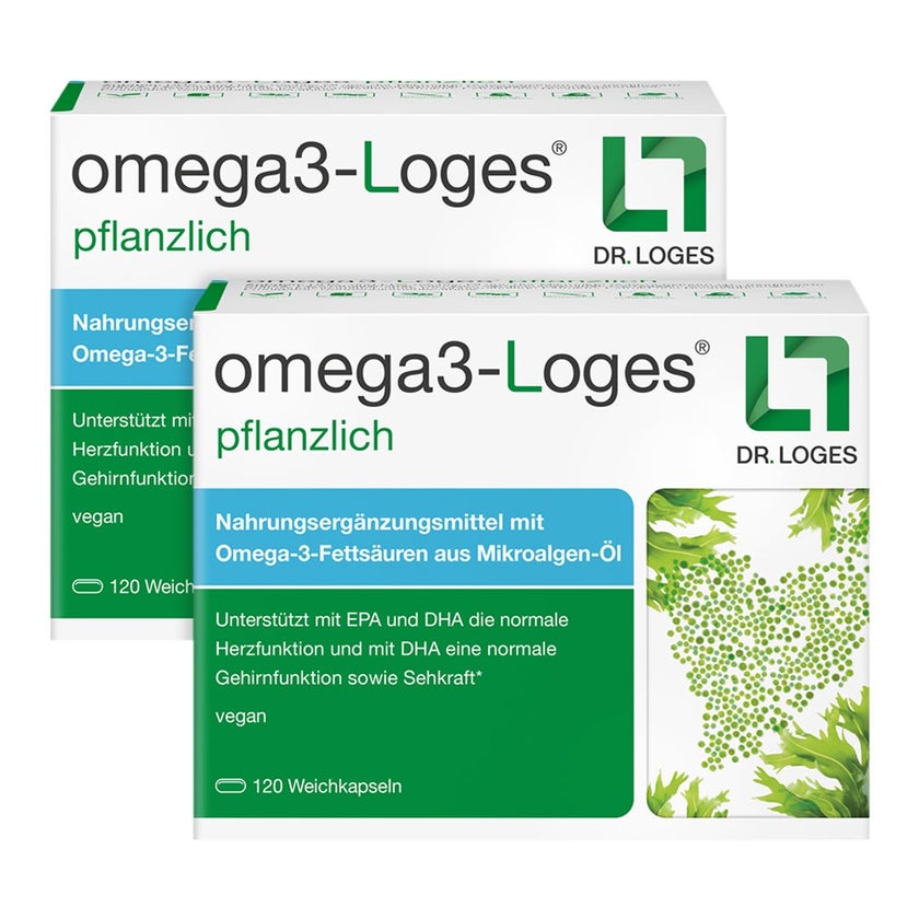 omega3-Loges® pflanzlich Doppelpack 2X120 St