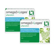 Produktabbildung: omega3-Loges® pflanzlich Doppelpack 2X120 St