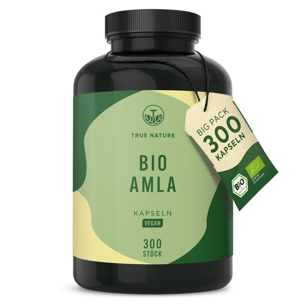 Bio Amla Kapseln - Indische Superfrucht - 100 Tage Vorrat 300 St