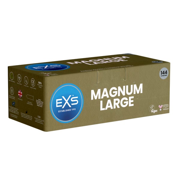 «Magnum» Extra Large, XXL-Kondome für noch mehr Freiraum (144 Kondome) 144 St