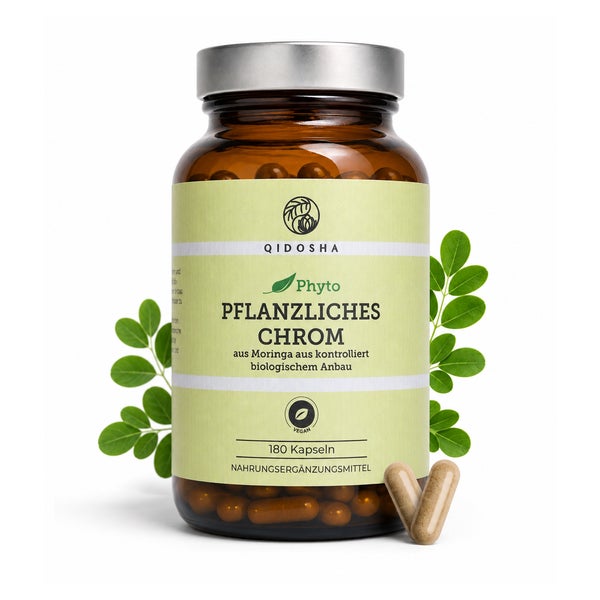 QIDOSHA Pflanzliches Chrom aus Bio Moringa 180 St