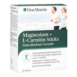 Erfahrungen zu DocMorris Magnesium + L-Carnitin Sticks 20 St