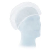 Meditrade Suavel® Astrid Baretthaube, Größe 53 cm – Polypropylen-Vlies, hypoallergen - grün – Packung = 100 Stück 100 St