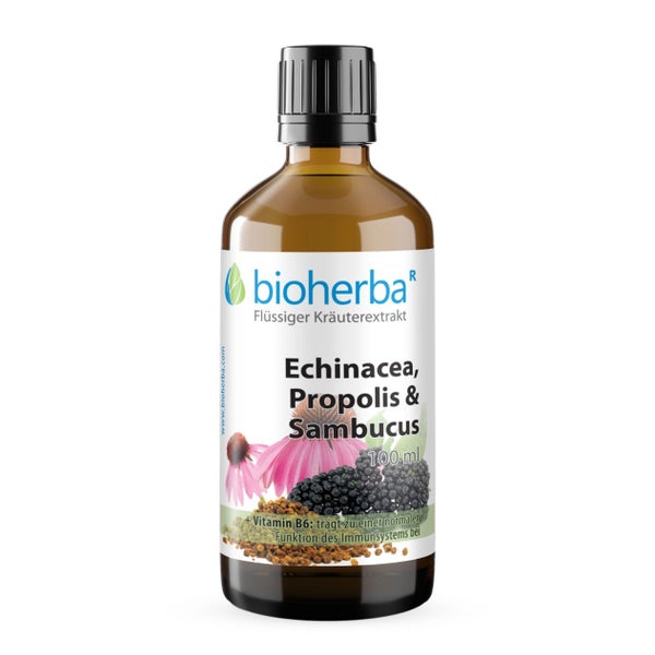 Echinacea Propolis Und Sambucus Extrakt Tropfen 100 ml