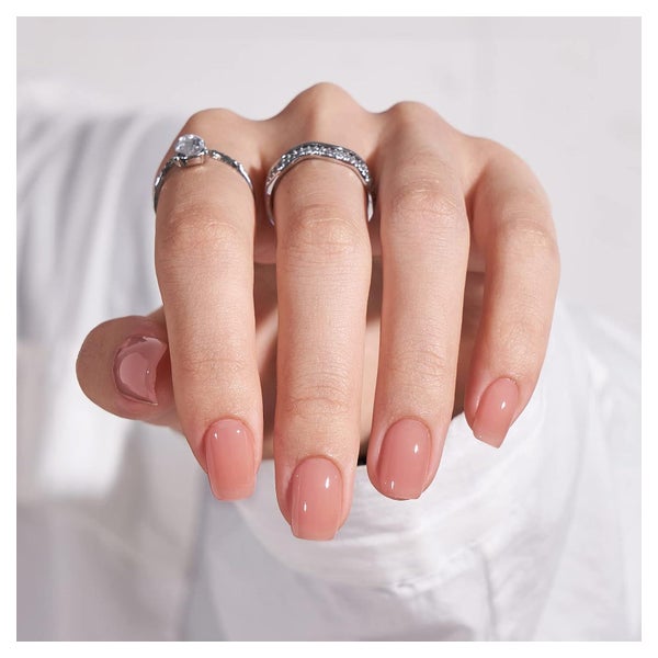 Press On Nägel Short Quadratisch Nude 30 Stück Soft Gel H-Ci 1 St