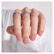 Press On Nägel Short Quadratisch Nude 30 Stück Soft Gel H-Ci 1 St