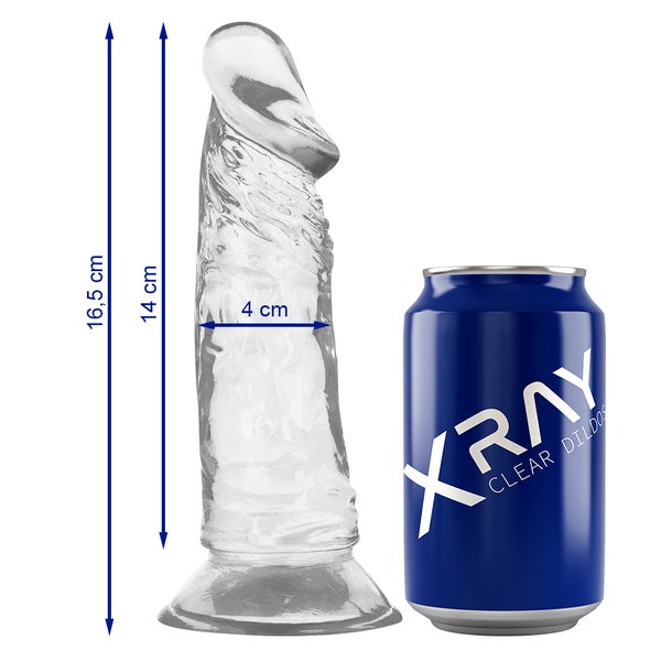 X Ray - Durchsichtiger, flexibler Dildo