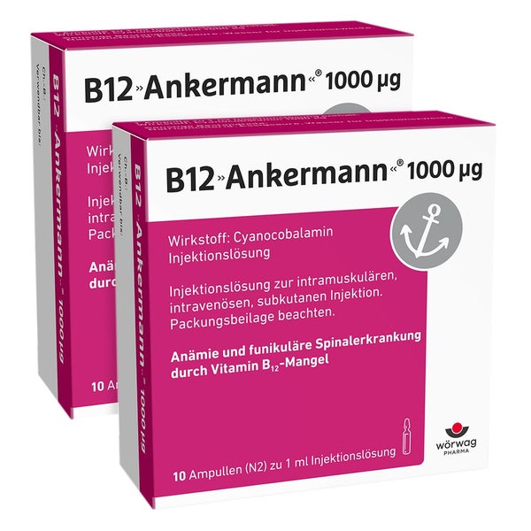B12 Ankermann® 1000 µg Doppelpack 2X10X1 ml